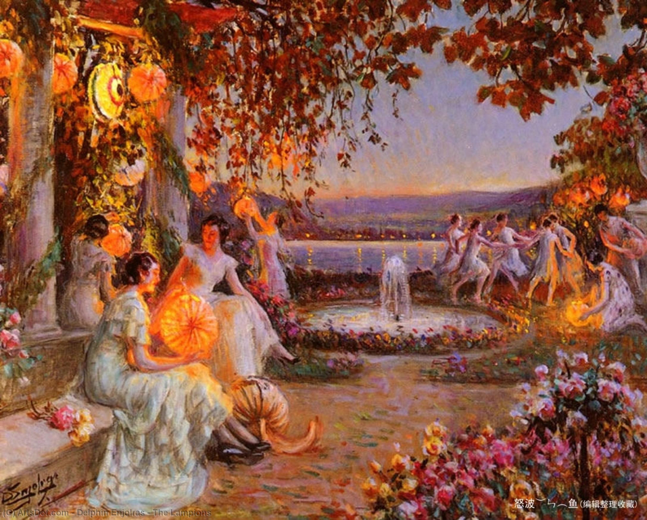 Wikioo.org - The Encyclopedia of Fine Arts - Painting, Artwork by Delphin Enjolras - The Lampions