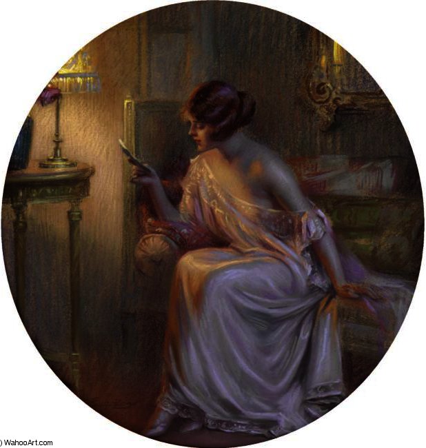 Wikioo.org - The Encyclopedia of Fine Arts - Painting, Artwork by Delphin Enjolras - The Letter 1