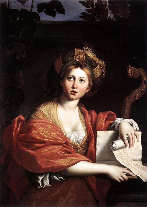 Wikioo.org – L'Encyclopédie des Beaux Arts - Peinture, Oeuvre de Domenichino (Domenico Zampieri) - La Sibylle de Cumes