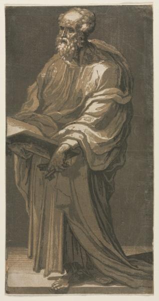 WikiOO.org - Encyclopedia of Fine Arts - Festés, Grafika Domenico Di Pace Beccafumi - Saint Peter