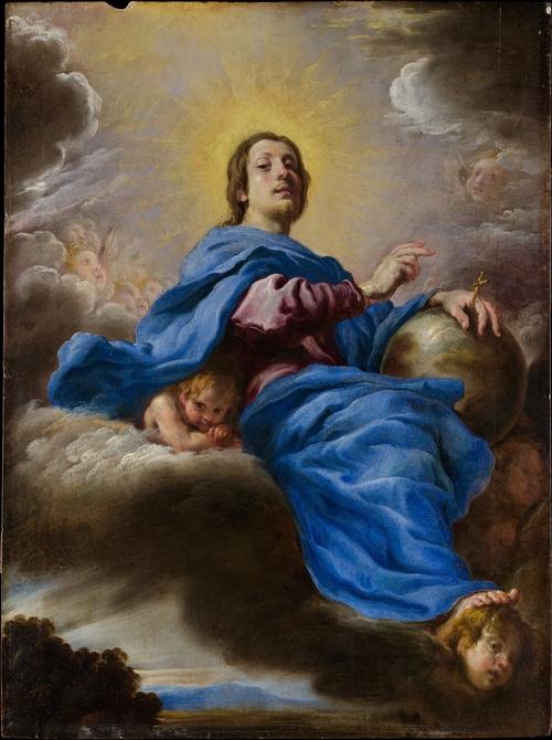 WikiOO.org - Encyclopedia of Fine Arts - Lukisan, Artwork Domenico Feti (Domenico Fetti) - Salvator Mundi