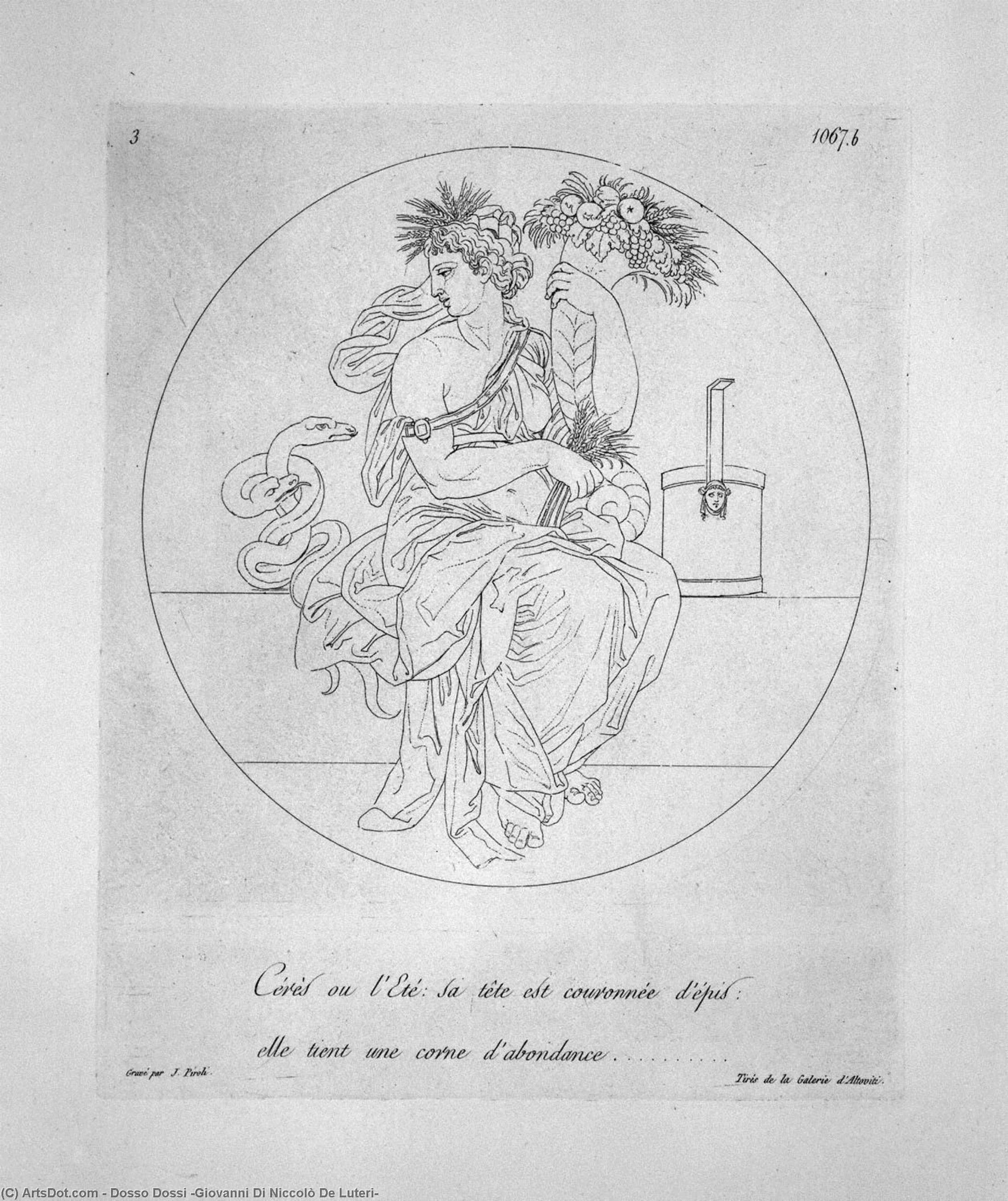 WikiOO.org - 百科事典 - 絵画、アートワーク Dosso Dossi (Giovanni Di Niccolò De Luteri) - バッカス