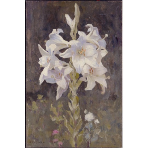 Wikioo.org - The Encyclopedia of Fine Arts - Painting, Artwork by Eanger Irving Couse - Lillies