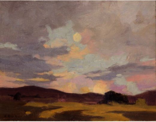 WikiOO.org - Enciklopedija dailės - Tapyba, meno kuriniai Eanger Irving Couse - Moving In Clouds