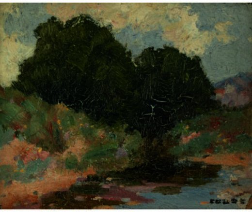 WikiOO.org - Encyclopedia of Fine Arts - Målning, konstverk Eanger Irving Couse - New Mexican Stream