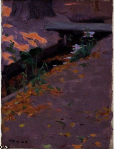 WikiOO.org - אנציקלופדיה לאמנויות יפות - ציור, יצירות אמנות Eanger Irving Couse - Redwood With Water Flume