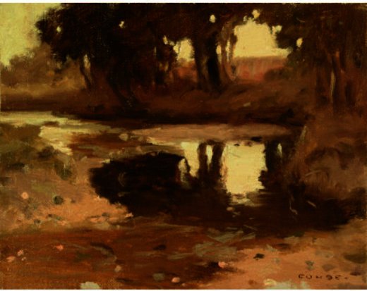 WikiOO.org - Encyclopedia of Fine Arts - Lukisan, Artwork Eanger Irving Couse - Tree Reflections