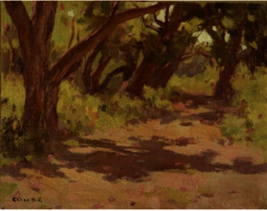 Wikioo.org - The Encyclopedia of Fine Arts - Painting, Artwork by Eanger Irving Couse - Trees And Shadows