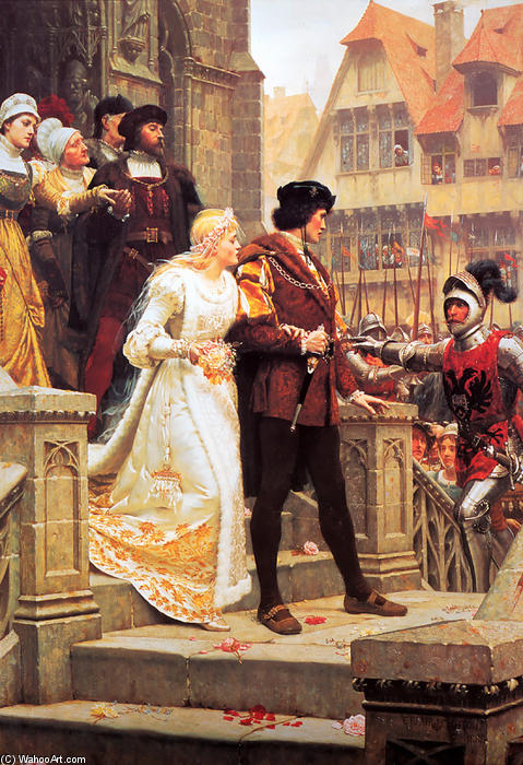 Wikioo.org - The Encyclopedia of Fine Arts - Painting, Artwork by Edmund Blair Leighton - Call to Arms