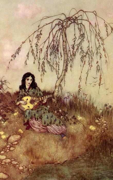 WikiOO.org - Енциклопедія образотворчого мистецтва - Живопис, Картини
 Edmund Dulac - Beauty had a Brave Heart