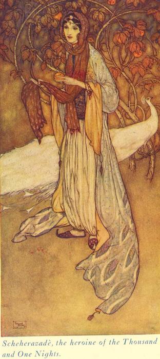 Wikioo.org - The Encyclopedia of Fine Arts - Painting, Artwork by Edmund Dulac - Scheherezade