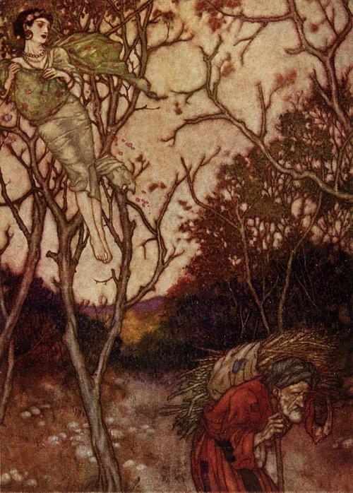 WikiOO.org - Encyclopedia of Fine Arts - Lukisan, Artwork Edmund Dulac - The Rubaiyat. That Spring Should vanish with the Rose