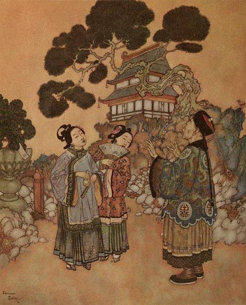 WikiOO.org - Encyclopedia of Fine Arts - Maalaus, taideteos Edmund Dulac - The Same Gurgling