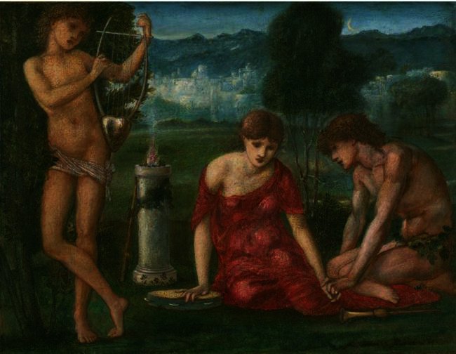 Wikioo.org - Bách khoa toàn thư về mỹ thuật - Vẽ tranh, Tác phẩm nghệ thuật Edward Coley Burne-Jones - A Sacrifice To Hymen