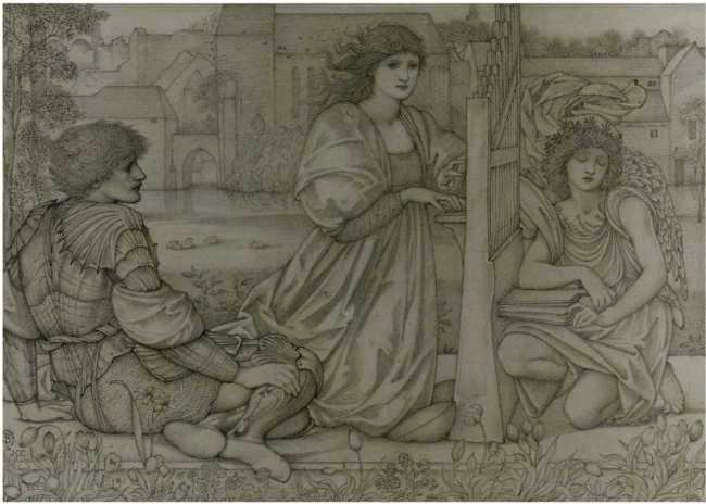 Wikioo.org - Encyklopedia Sztuk Pięknych - Malarstwo, Grafika Edward Coley Burne-Jones - Chant D'amour