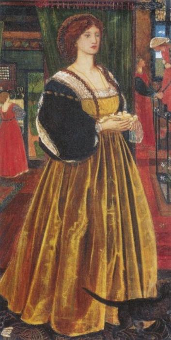 WikiOO.org - Encyclopedia of Fine Arts - Malba, Artwork Edward Coley Burne-Jones - Clara von Bork