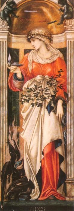 Wikioo.org – La Enciclopedia de las Bellas Artes - Pintura, Obras de arte de Edward Coley Burne-Jones - Fides
