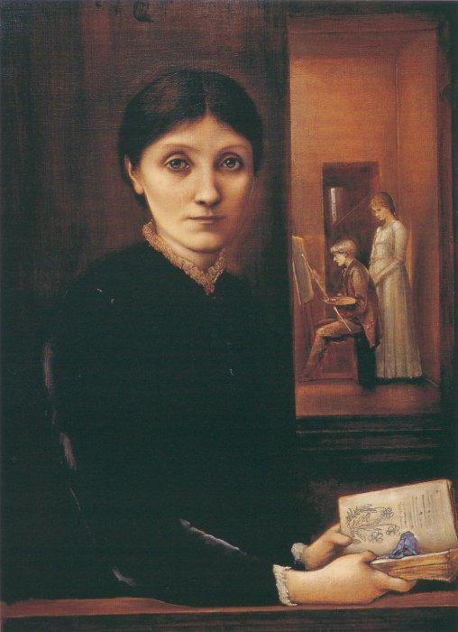 Wikoo.org - موسوعة الفنون الجميلة - اللوحة، العمل الفني Edward Coley Burne-Jones - Georgiana Burne-Jones