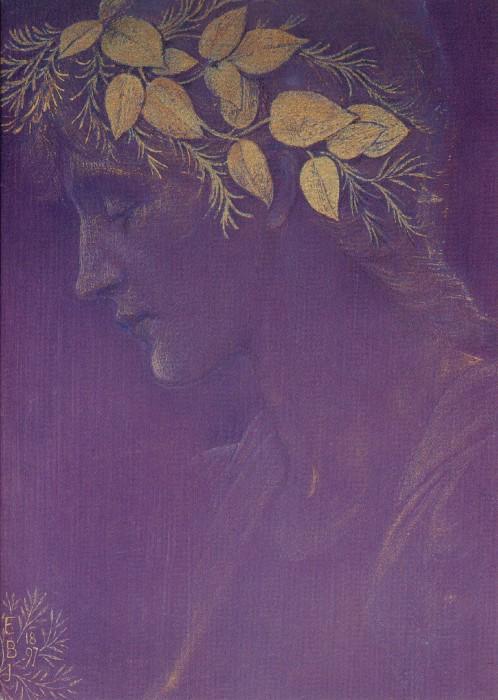 Wikioo.org - The Encyclopedia of Fine Arts - Painting, Artwork by Edward Coley Burne-Jones - Head of a Girl