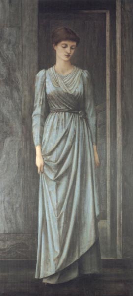Wikioo.org - The Encyclopedia of Fine Arts - Painting, Artwork by Edward Coley Burne-Jones - Lady Windsor