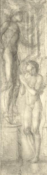 Wikoo.org - موسوعة الفنون الجميلة - اللوحة، العمل الفني Edward Coley Burne-Jones - Love praying to Mercury for Eloquence