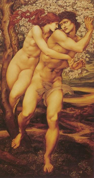 Wikoo.org - موسوعة الفنون الجميلة - اللوحة، العمل الفني Edward Coley Burne-Jones - Phyllis