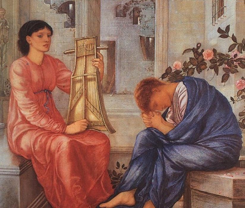 WikiOO.org - Εγκυκλοπαίδεια Καλών Τεχνών - Ζωγραφική, έργα τέχνης Edward Coley Burne-Jones - The Lament