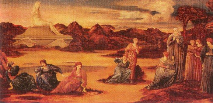 WikiOO.org - Encyclopedia of Fine Arts - Maleri, Artwork Edward Coley Burne-Jones - The Passing of Venus