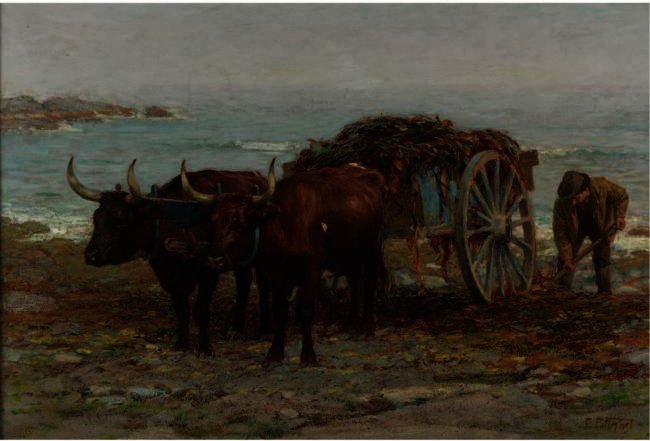 WikiOO.org - Encyclopedia of Fine Arts - Maľba, Artwork Edward Henry Potthast - Gathering Seaweed