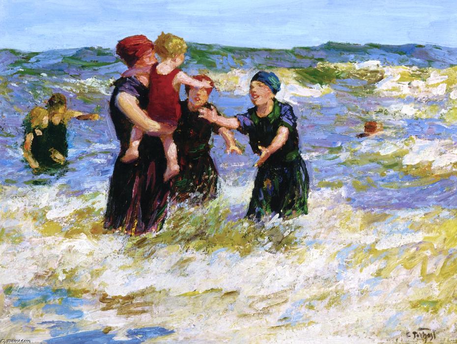WikiOO.org - Encyclopedia of Fine Arts - Maľba, Artwork Edward Henry Potthast - Making Friends
