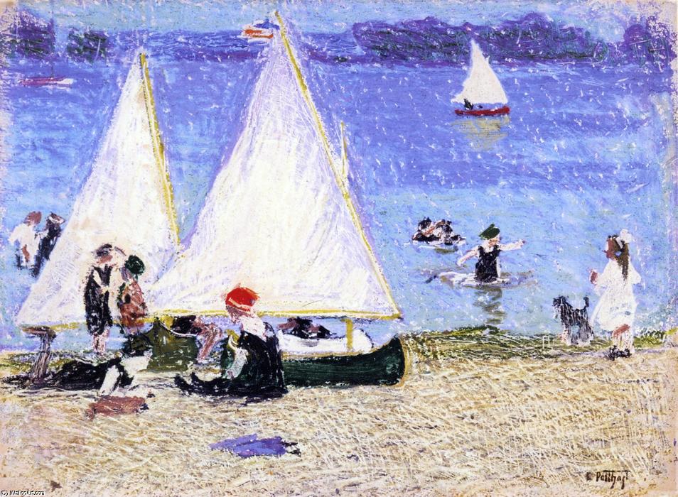 WikiOO.org - دایره المعارف هنرهای زیبا - نقاشی، آثار هنری Edward Henry Potthast - Off Shore