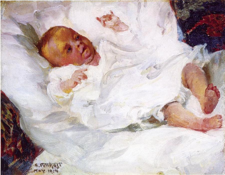 WikiOO.org - אנציקלופדיה לאמנויות יפות - ציור, יצירות אמנות Edward Henry Potthast - Playtime