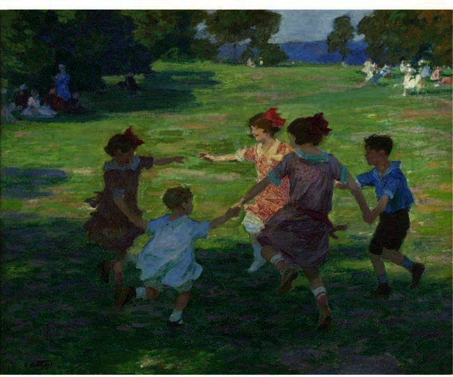 Wikioo.org - The Encyclopedia of Fine Arts - Painting, Artwork by Edward Henry Potthast - Springtime Of Life