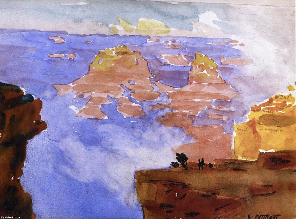 Wikioo.org - Die Enzyklopädie bildender Kunst - Malerei, Kunstwerk von Edward Henry Potthast - der grand canyon