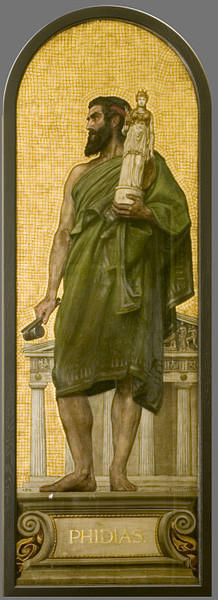 WikiOO.org - Encyclopedia of Fine Arts - Maleri, Artwork Edward John Poynter - Pheidias, Greek Sculptor