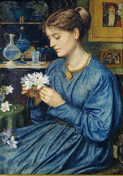 WikiOO.org - دایره المعارف هنرهای زیبا - نقاشی، آثار هنری Edward John Poynter - Portrait of Agnes Poynter