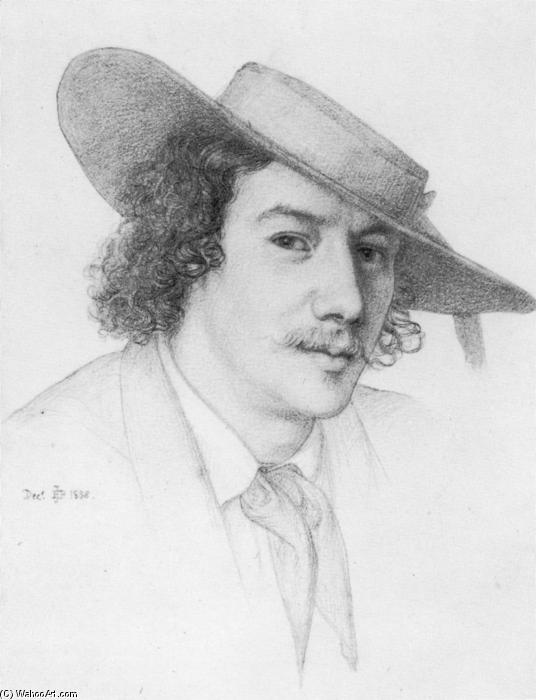 Wikioo.org – La Enciclopedia de las Bellas Artes - Pintura, Obras de arte de Edward John Poynter - Retrato de Whistler