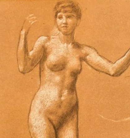 Wikioo.org - The Encyclopedia of Fine Arts - Painting, Artwork by Edward John Poynter - Study for Endymion