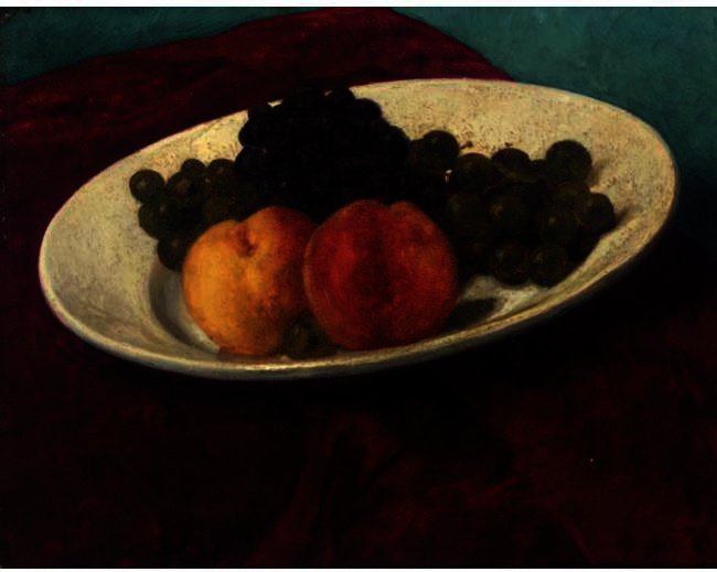 WikiOO.org - Encyclopedia of Fine Arts - Maleri, Artwork Edward John Poynter - Study Of Fruit