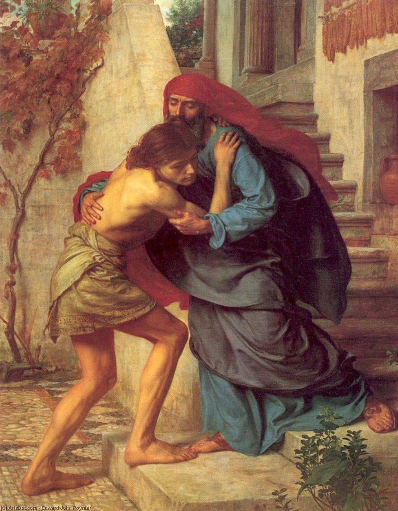 Wikioo.org - สารานุกรมวิจิตรศิลป์ - จิตรกรรม Edward John Poynter - The Return Of The Prodigal Son