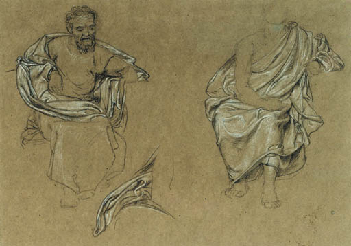 Wikioo.org - The Encyclopedia of Fine Arts - Painting, Artwork by Edward John Poynter - Three Studies For The Grill Room Of The South Kensington Museum