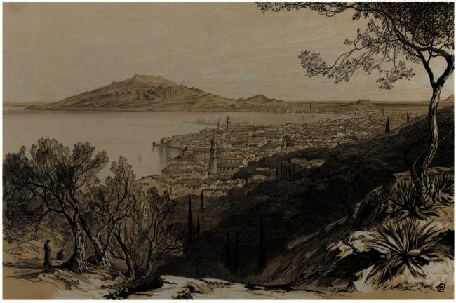 WikiOO.org - Encyclopedia of Fine Arts - Malba, Artwork Edward Lear - Views In The Seven Ionian Islands 2