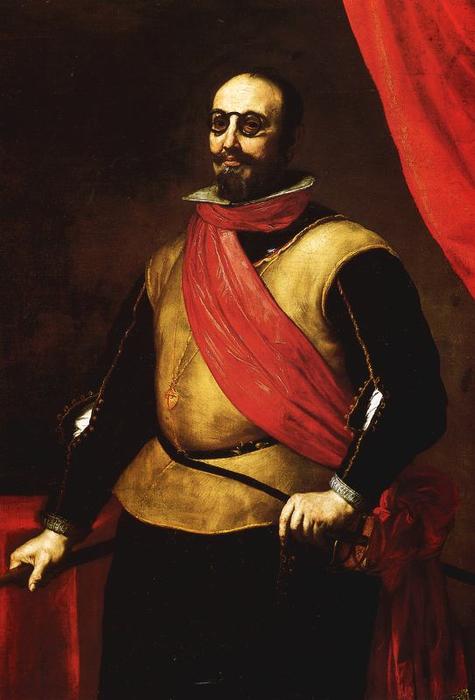 Wikioo.org - The Encyclopedia of Fine Arts - Painting, Artwork by Jusepe De Ribera (Lo Spagnoletto) - A knight of the Order of Santiago