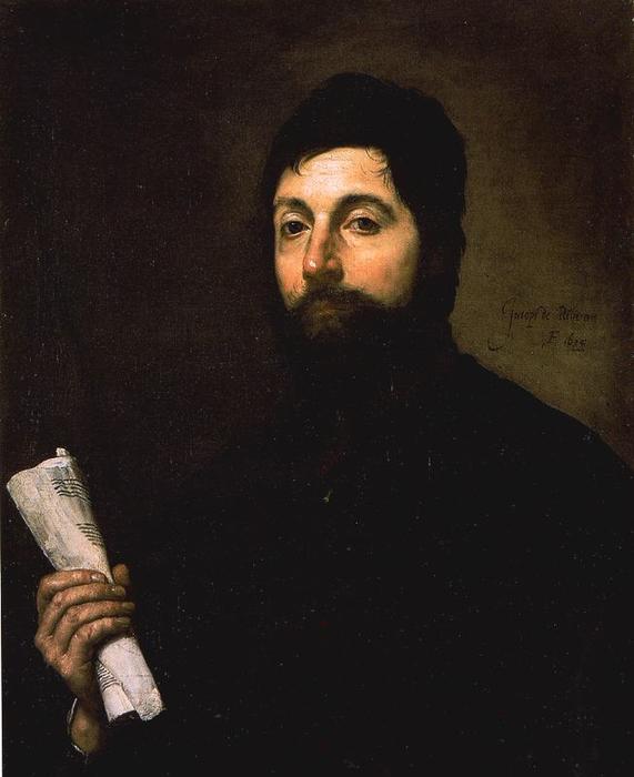 Wikioo.org – La Enciclopedia de las Bellas Artes - Pintura, Obras de arte de Jusepe De Ribera (Lo Spagnoletto) - Un profesor de música