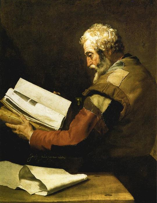 WikiOO.org - Encyclopedia of Fine Arts - Maleri, Artwork Jusepe De Ribera (Lo Spagnoletto) - Anaxagoras