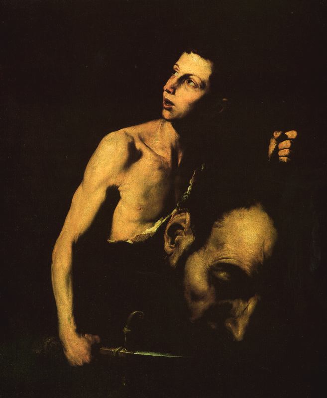 WikiOO.org - Enciclopedia of Fine Arts - Pictura, lucrări de artă Jusepe De Ribera (Lo Spagnoletto) - David
