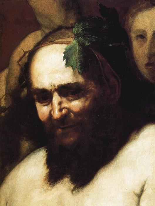 Wikioo.org – La Enciclopedia de las Bellas Artes - Pintura, Obras de arte de Jusepe De Ribera (Lo Spagnoletto) - Cabeza de un sátiro