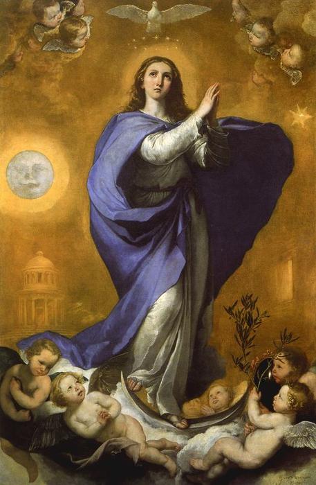 WikiOO.org - Encyclopedia of Fine Arts - Maľba, Artwork Jusepe De Ribera (Lo Spagnoletto) - Immaculate Conception