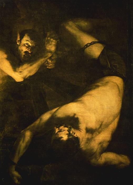 WikiOO.org - Encyclopedia of Fine Arts - Målning, konstverk Jusepe De Ribera (Lo Spagnoletto) - Ixion
