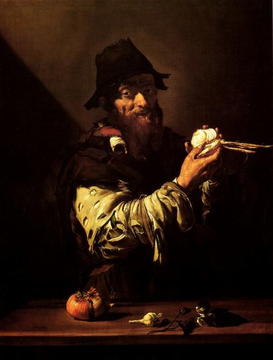 WikiOO.org - 백과 사전 - 회화, 삽화 Jusepe De Ribera (Lo Spagnoletto) - Smell